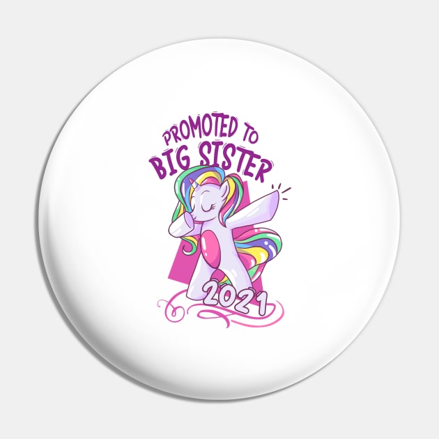 Unicorn  Big Sister 2021 announcing pregnancy Pin by alpmedia