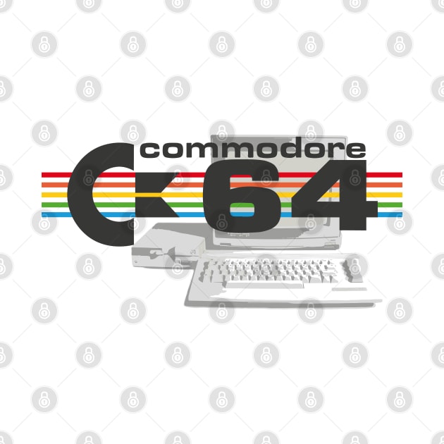 Commodore 64 Retro Fan Design by boobear_studio