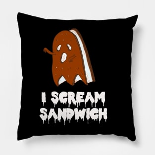 I Scream Sandwich! Cute and Spooky Ice Cream Pillow