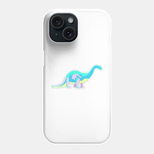 Neon Dino Phone Case