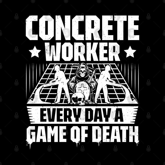 Concrete Worker Concreter Concrete Builder by Krautshirts