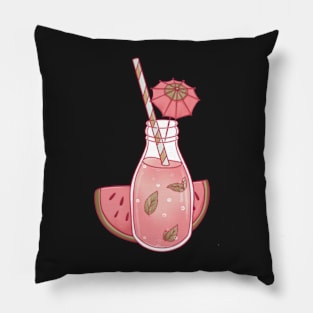 Watermelon with mint refreshment Pillow