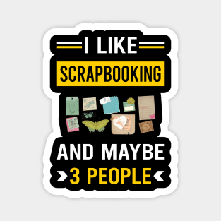 3 People Scrapbooking Scrapbook Scrapbooker Magnet