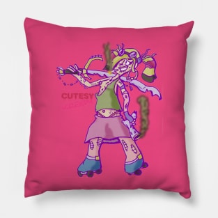 Roller Derby Girl: Sinnamon Pillow