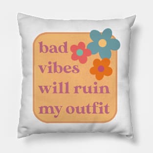 good vibes Pillow