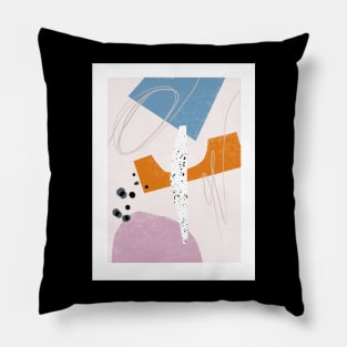 November Abstract Pillow