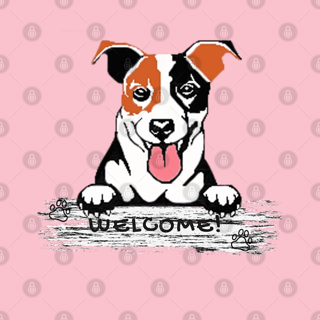 Jack Russell Welcome by DePit DeSign