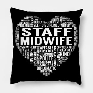 Staff Midwife Heart Pillow