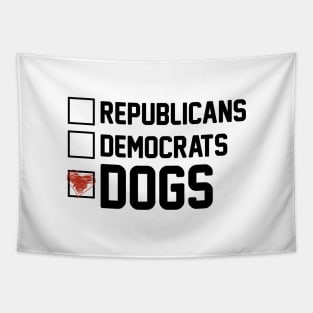 Vote for Dogs Tapestry