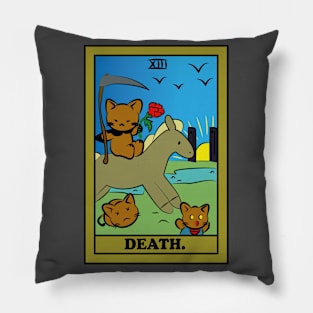 TAROT CARDS | DEATH. | CAT Pillow