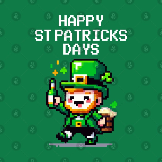 St Patricks Pixelated by TwirlArt