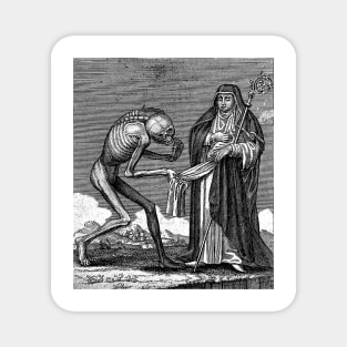 Abbess, Dance of Death - Jacques-Antony Chovin Magnet