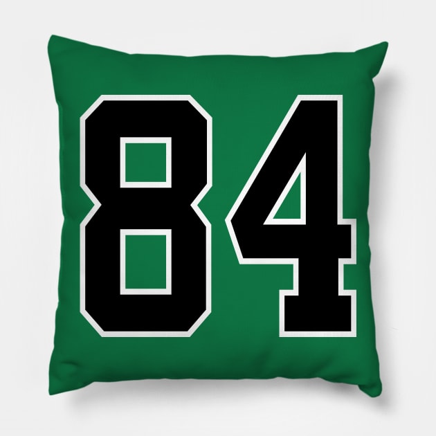 Number 84 Pillow by colorsplash