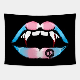 Fang flags Trans pride. Tapestry