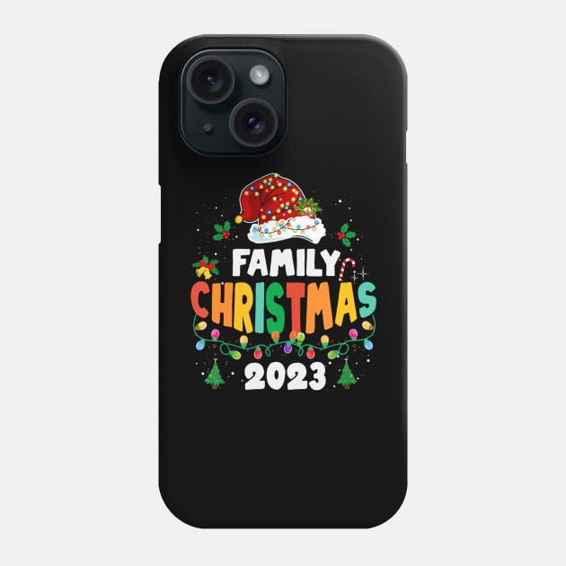 Family Christmas 2023 Matching Squad Santa Elf Phone Case by rhazi mode plagget