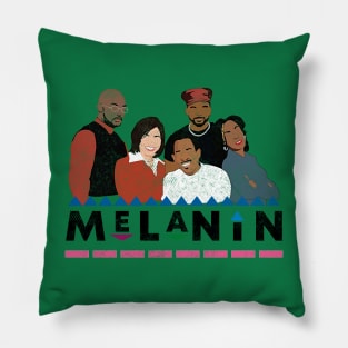 martin flat melanin Pillow