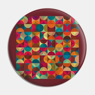 Energy Deco Retro Pattern Pin