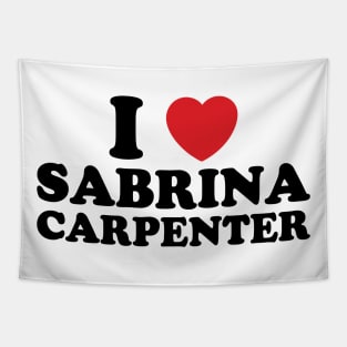 I Heart Sabrina Carpenter v2 Tapestry