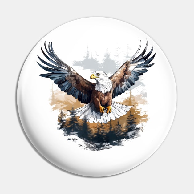 Golden Eagle Pin by zooleisurelife