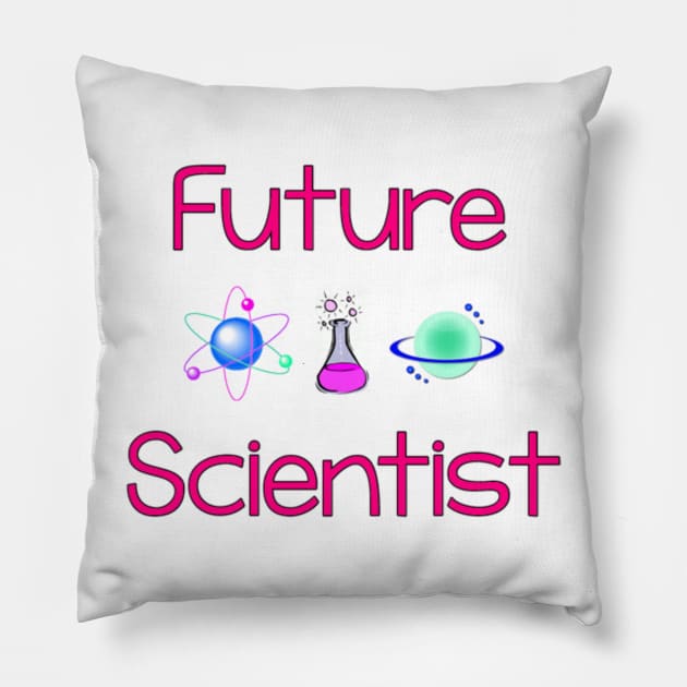 Future Scientist Pillow by Discotish