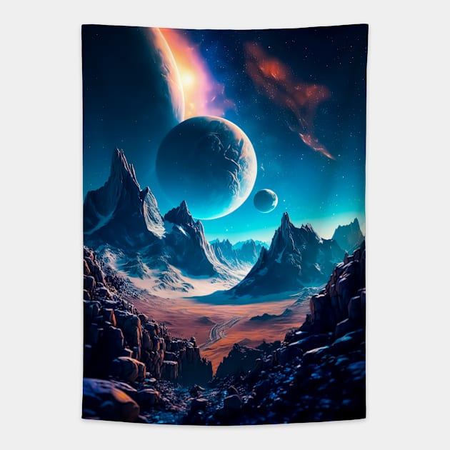 Blue Mountains Tapestry by James Garcia