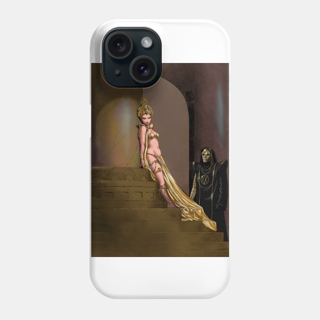 Princess Aura after Frazetta Phone Case by thecountingtree