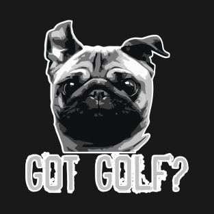 Golfer Pug T-Shirt