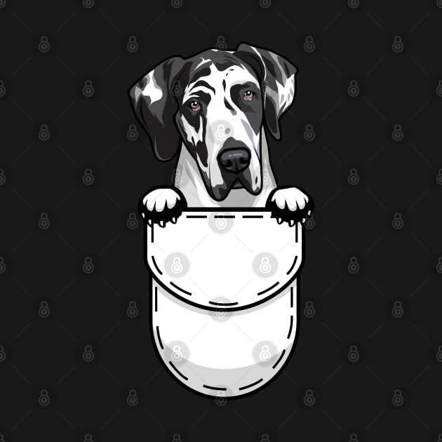 Funny Great Dane Pocket Dog by Pet My Dog