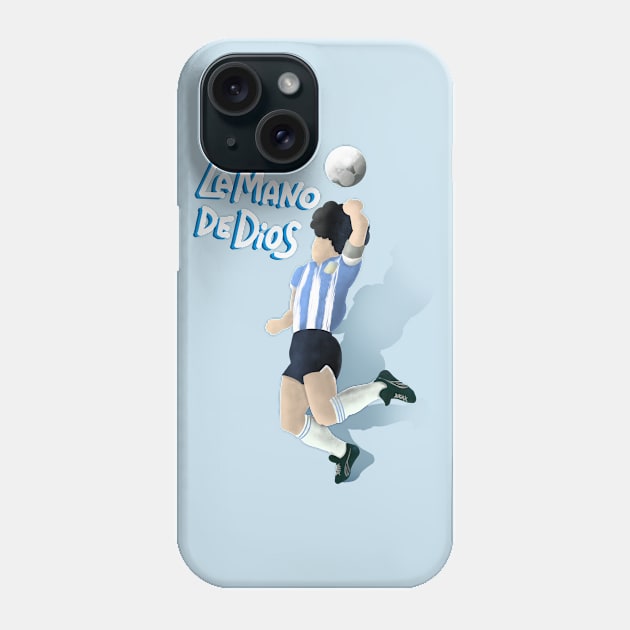 la mano de dios Phone Case by peppepalazzo