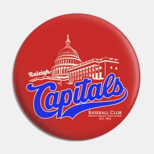 Defunct Raleigh Capitals Baseball Team Pin