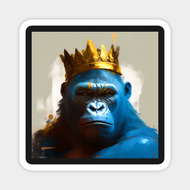 The Gorilla King Magnet by HIghlandkings