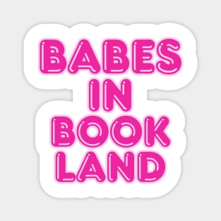 Babes in Bookland logo T Magnet