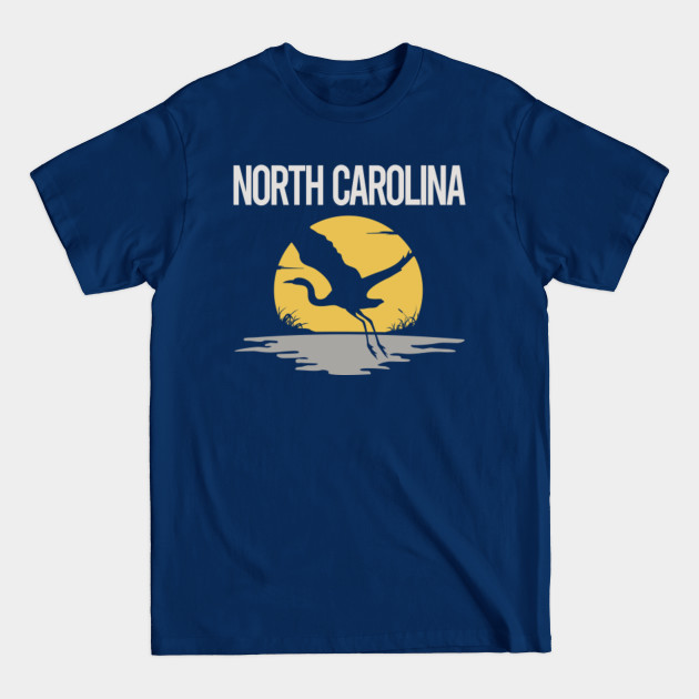 Disover Flying Stork North Carolina State - North Carolina - T-Shirt