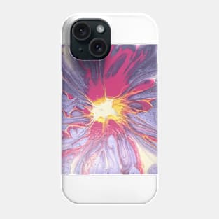 Pink Amethyst Spin Flower Phone Case