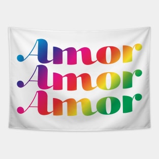 Amor amor amor - love is love Tapestry