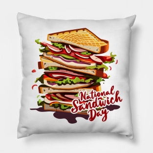 National Sandwich Day – November Pillow