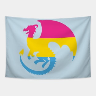 Pride Animals- Pansexual Dragon Tapestry