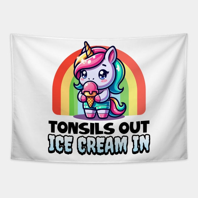 Tonsils Out Ice Cream In Tapestry by BankaiChu