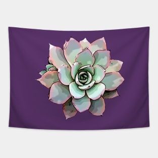 White Rose Echeveria Tapestry