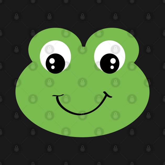 Smiley Frog Face by EarlGreyTees