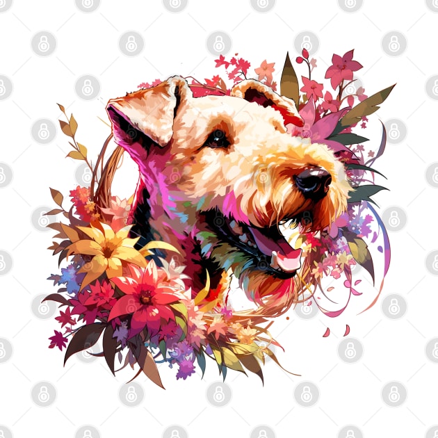 Airedale Terrier Mothers Day Dog Mom Perfect Dog Gift by ArtRUs