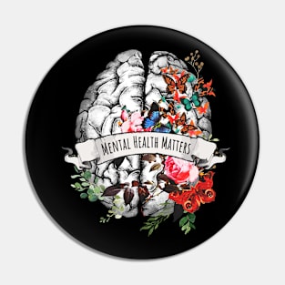 Mental health, mental illness, brain, psychology, neuroscience, mental health matters Pin