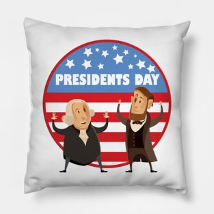 Presidents Day - Sticker Pillow