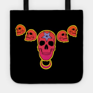 Collection of skulls Tote