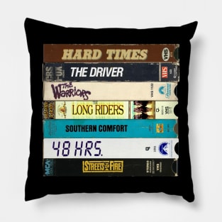 Walter Hill VHS Tapes Pillow