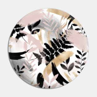 Abstract botanical pattern Pin