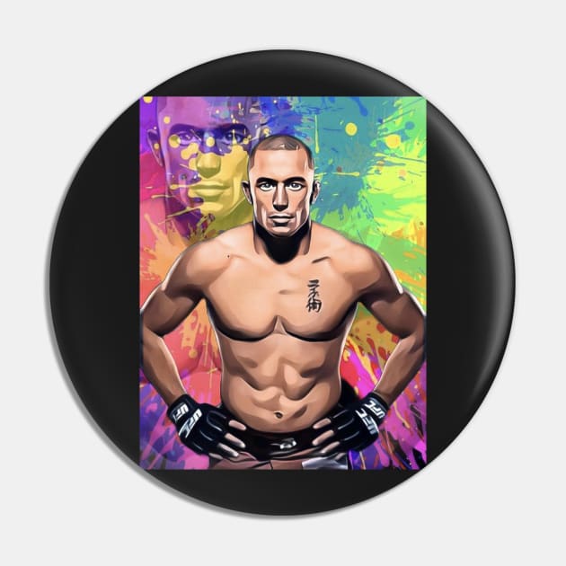 Georges St-Pierre Pin by TheLaundryLady