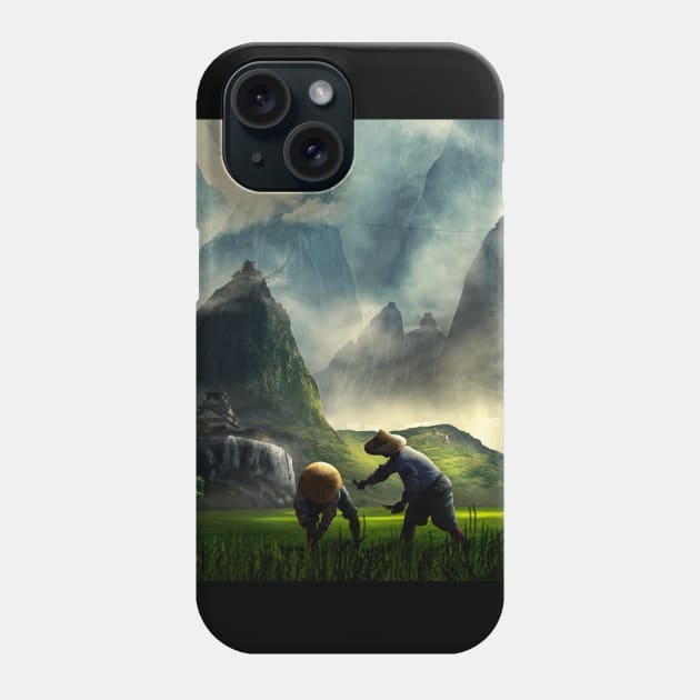 Wall Art - Chinese Magic Valley Phone Case by By_Russso