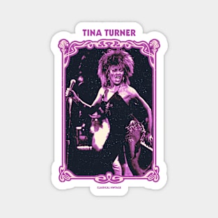 Tina Turner Classical Psychedelic Magnet