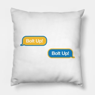 Bolt Up Text Message Pillow